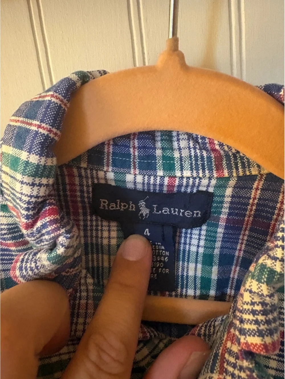 Ralph Lauren button down size 4 boys